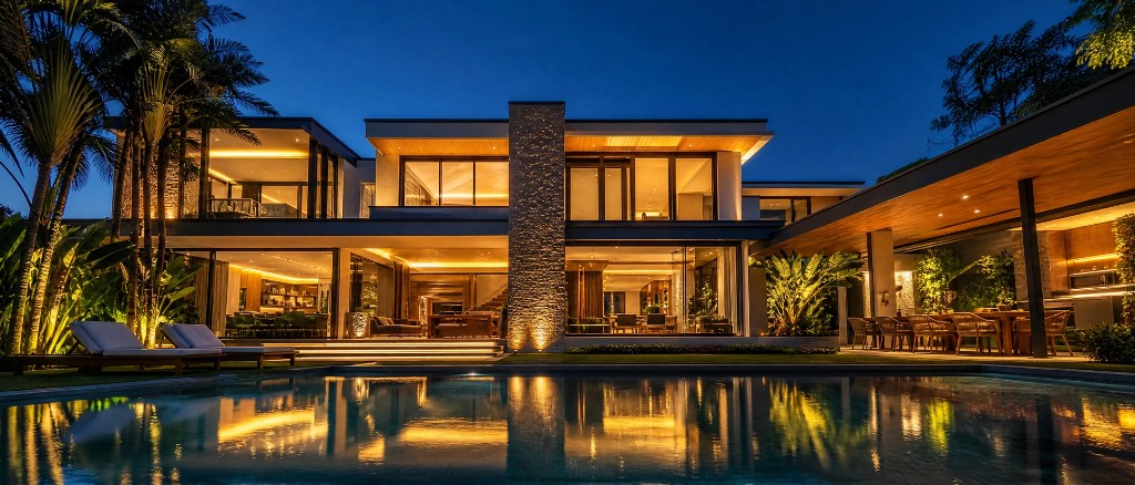 Casa de alto padrão com piscina em São José dos Campos