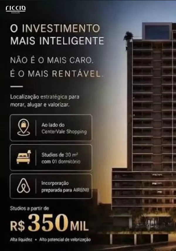 Apartamento com 1 quarto à venda em Jardim Augusta São José dos Campos