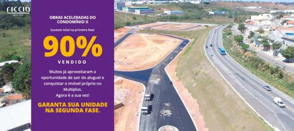 Terreno à venda em Chácaras Reunidas São José dos Campos