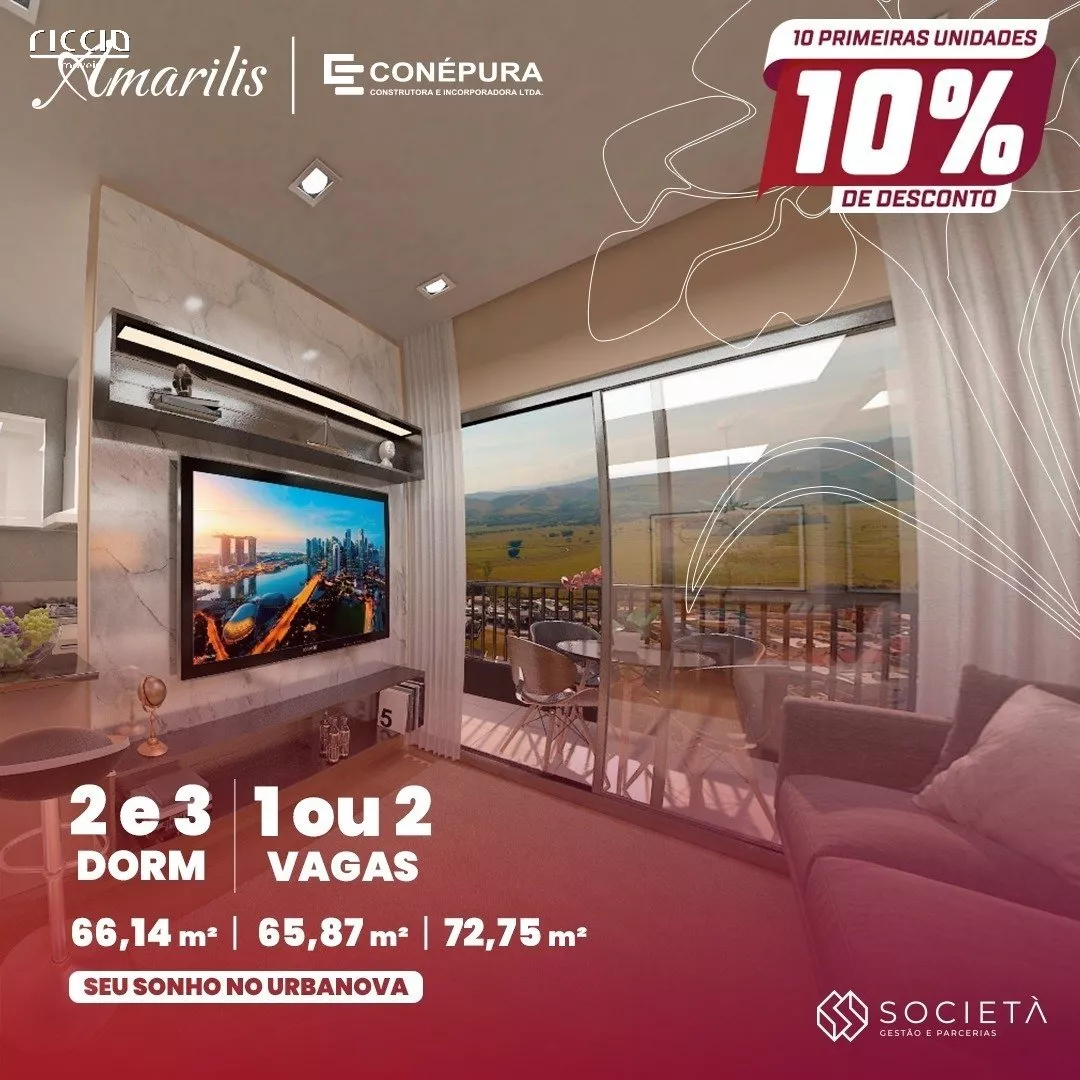 Apartamentocom 2 quartos à venda em Urbanova São José dos Campos