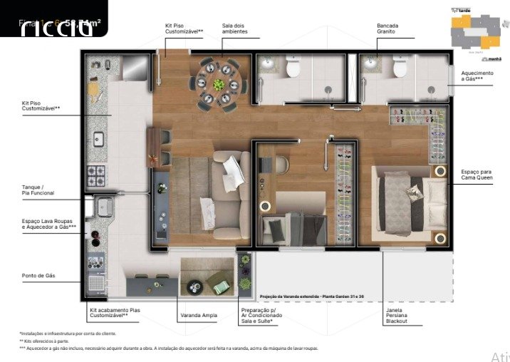 Apartamento em Parque Industrial, São José dos Campos - Riccio Imóveis