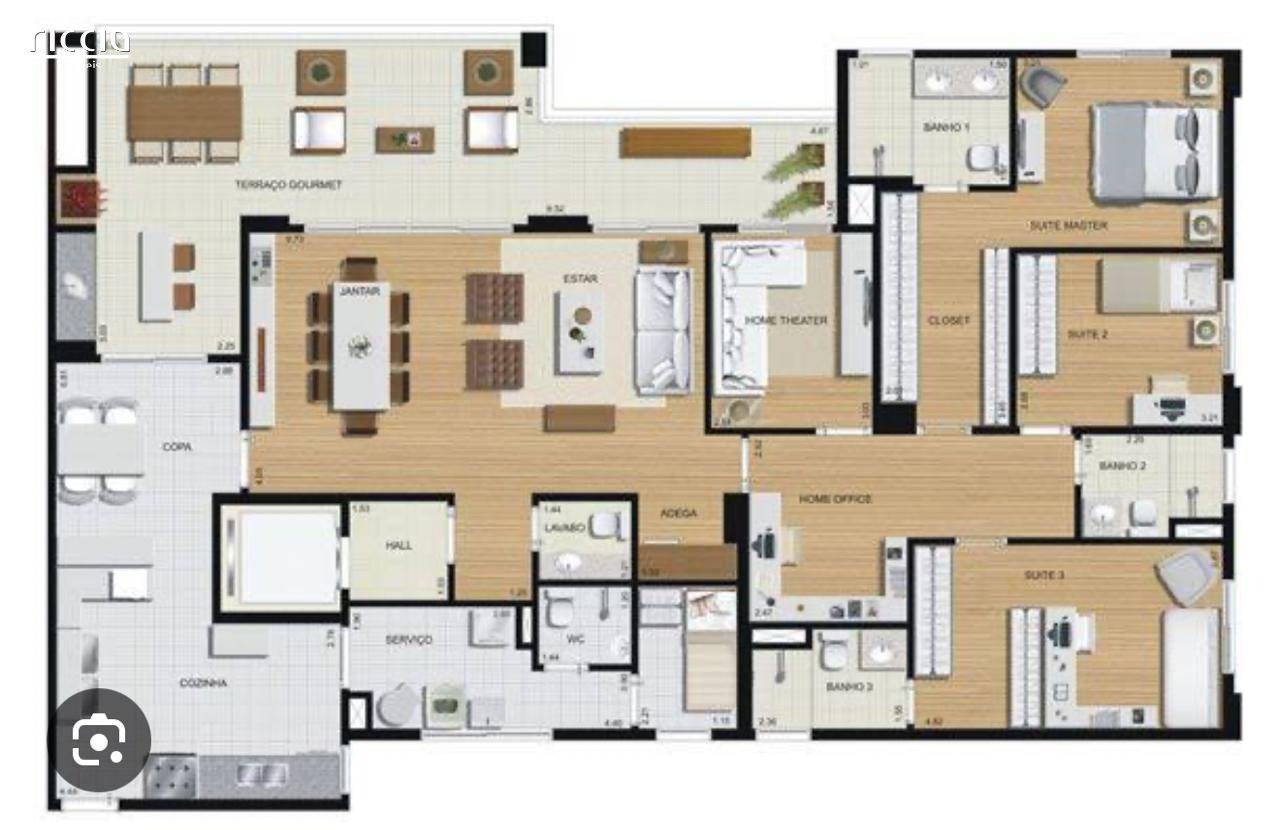 Apartamentocom 3 quartos à venda em Jardim Aquarius São José dos Campos